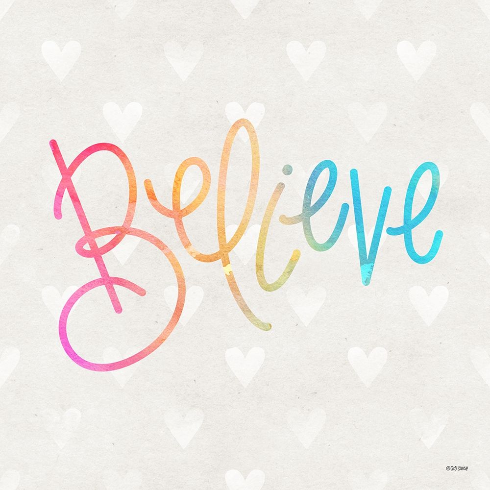 Believe art print by Gigi Louise for $57.95 CAD