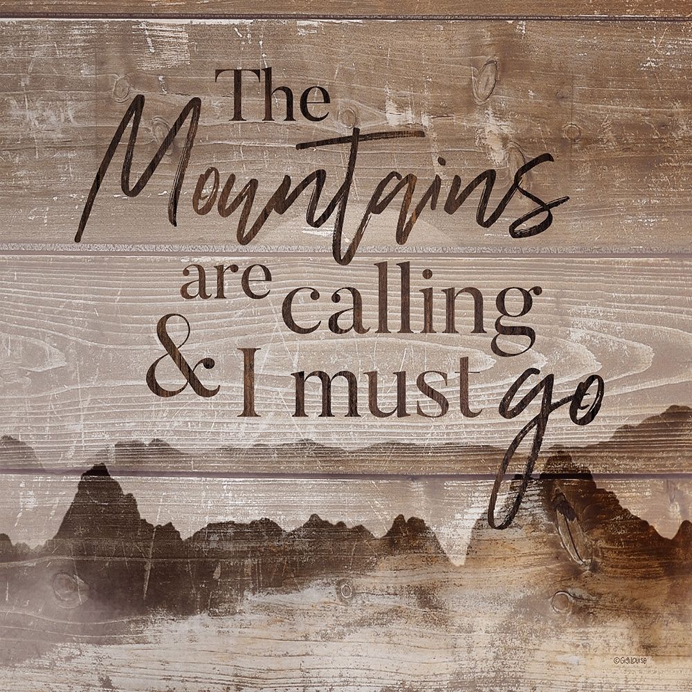 Mountains Calling art print by Gigi Louise for $57.95 CAD