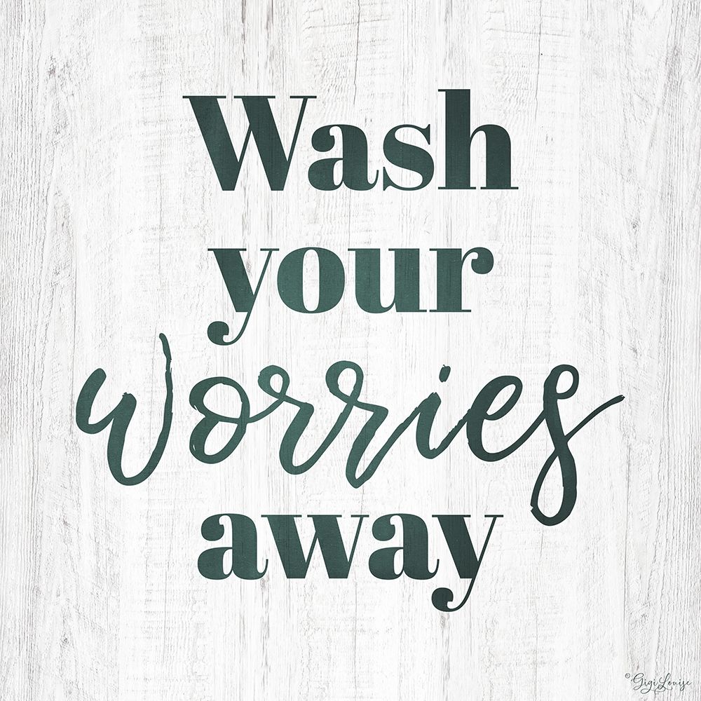 Wash Worries art print by Gigi Louise for $57.95 CAD
