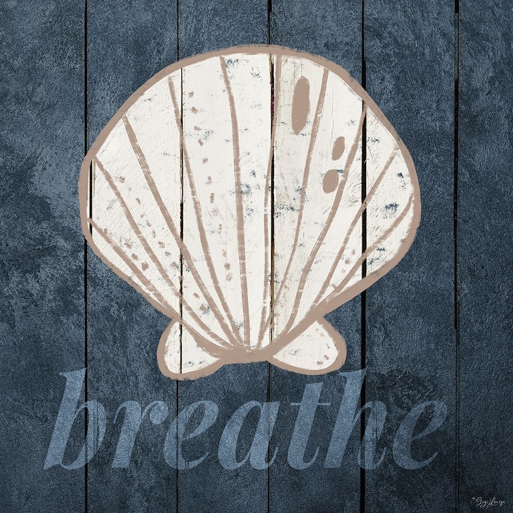 Breathe Shell art print by Gigi Louise for $57.95 CAD