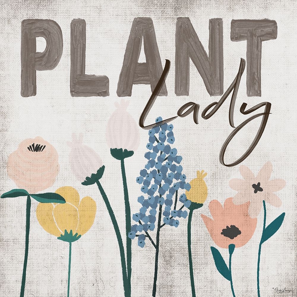 Plant Lady art print by Gigi Louise for $57.95 CAD