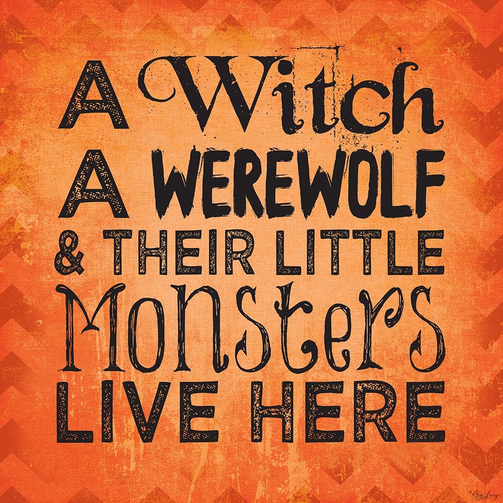 Witch Werewolf art print by Gigi Louise for $57.95 CAD