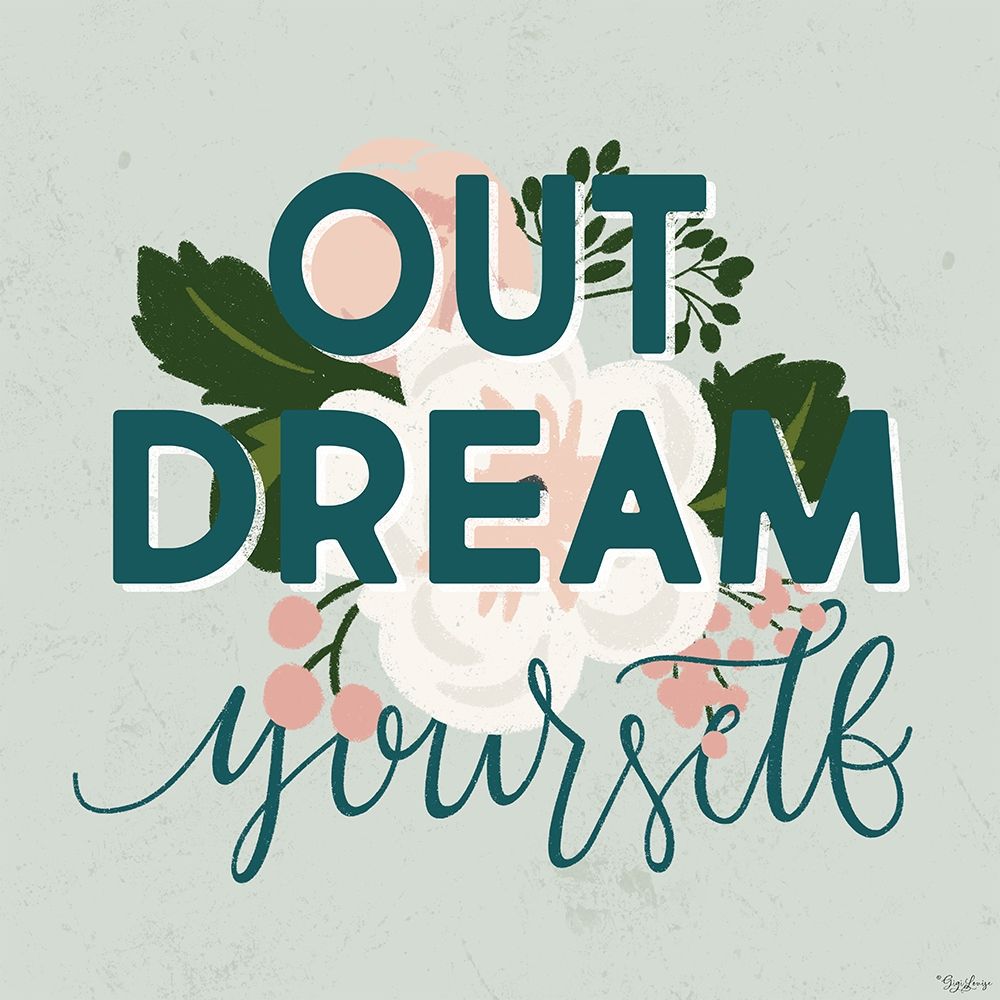 Out Dream Floral art print by Gigi Louise for $57.95 CAD