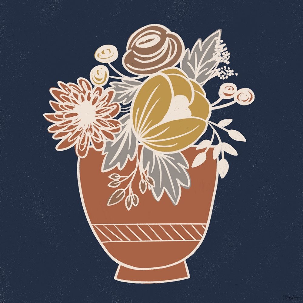 Fall Floral 1 art print by Gigi Louise for $57.95 CAD
