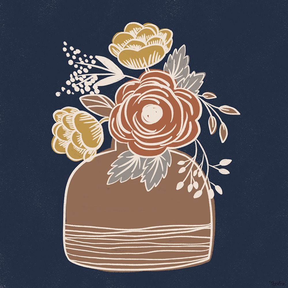 Fall Floral 2 art print by Gigi Louise for $57.95 CAD