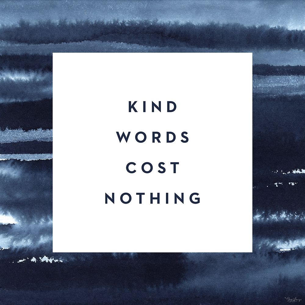 Kind Words art print by Gigi Louise for $57.95 CAD