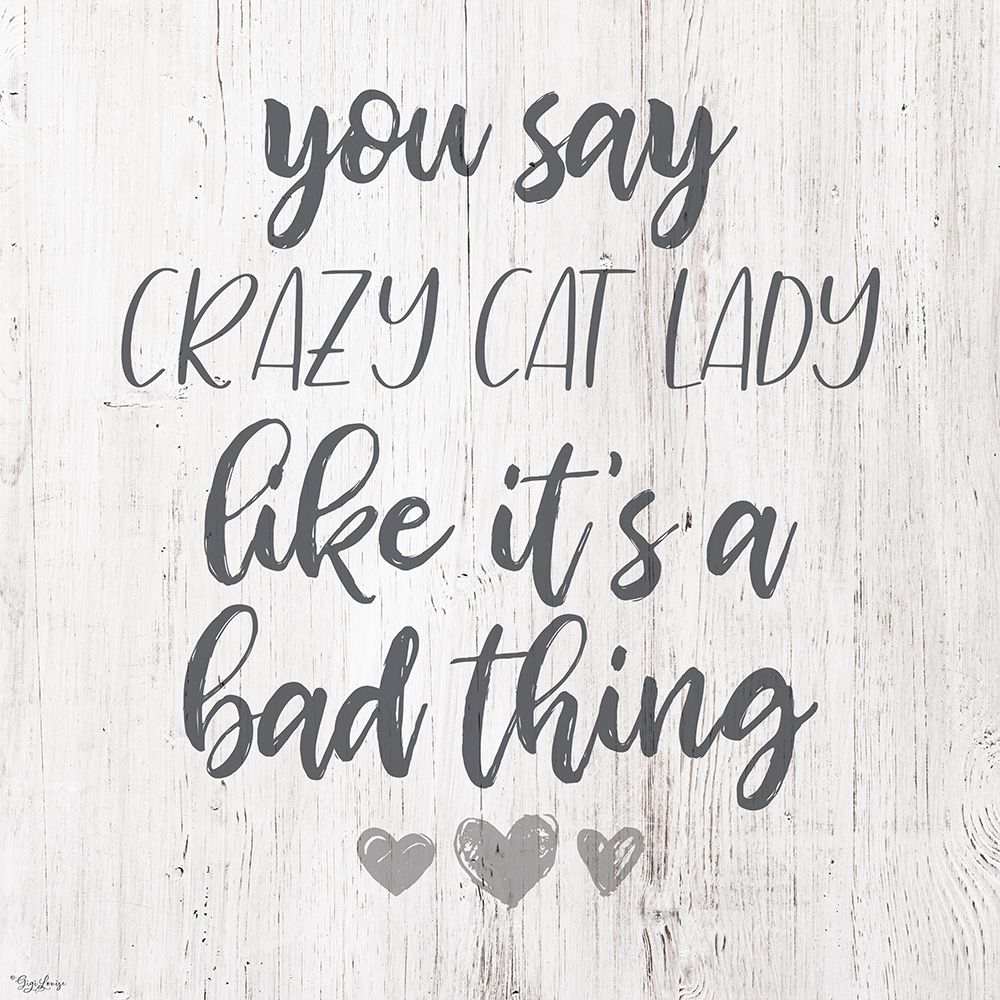 Cat Lady art print by Gigi Louise for $57.95 CAD