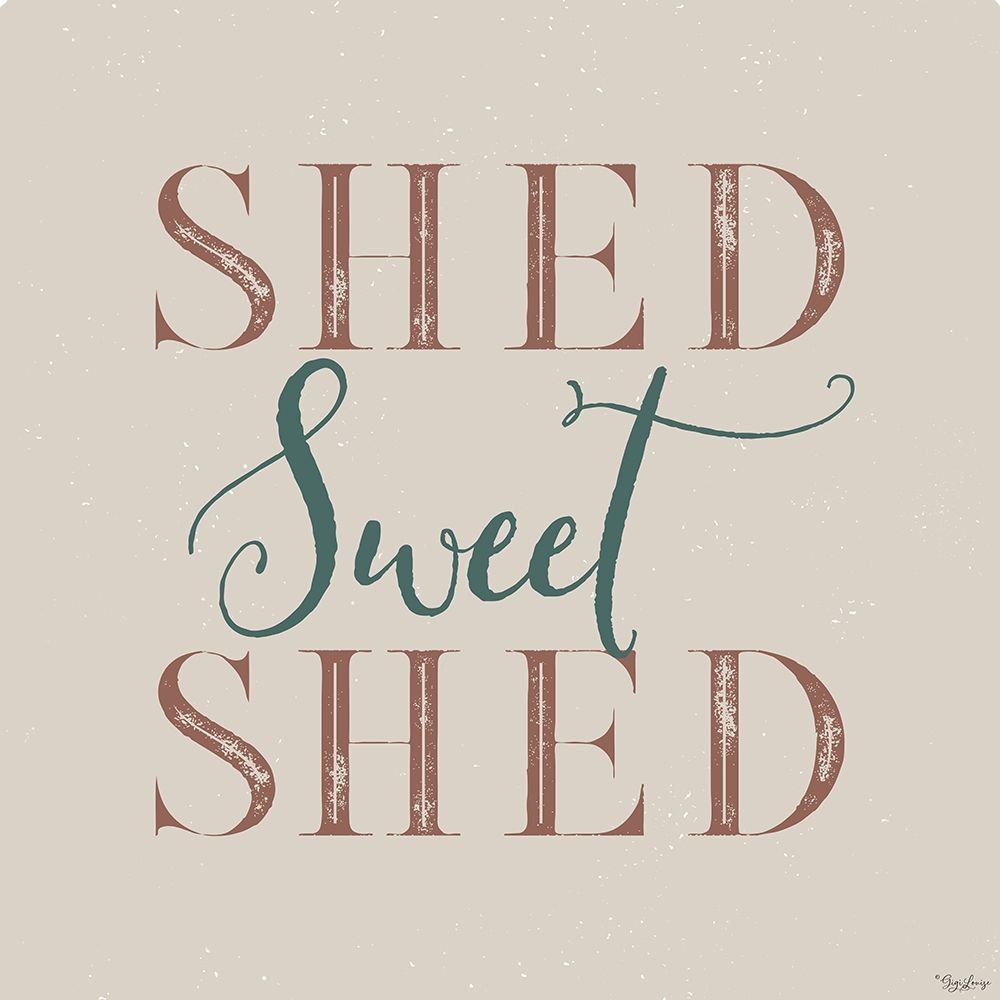 Sweet Shed art print by Gigi Louise for $57.95 CAD