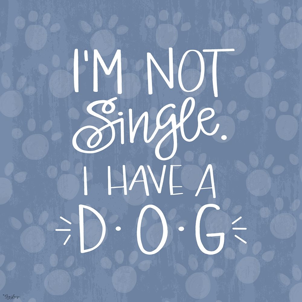 Single Dog art print by Gigi Louise for $57.95 CAD