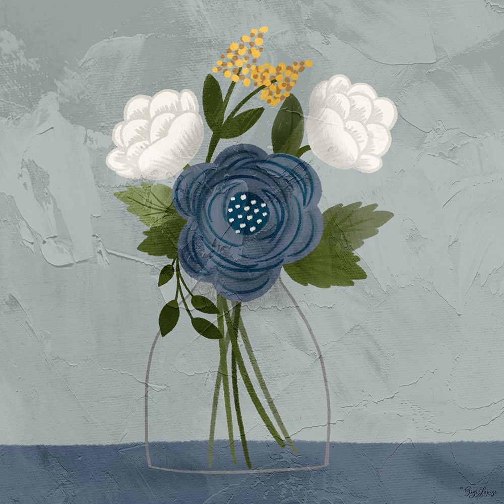 Flowers 1 art print by Gigi Louise for $57.95 CAD