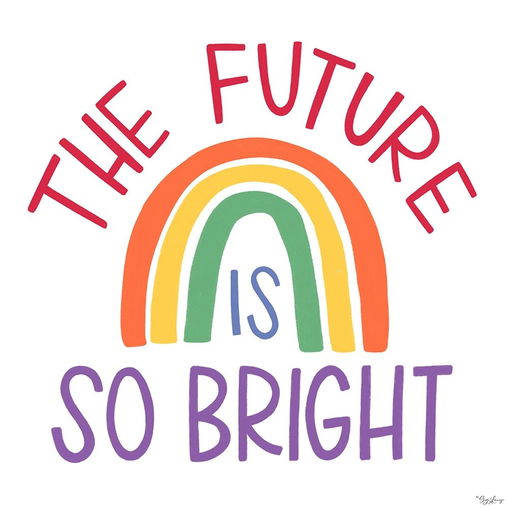 Future Bright Traditional art print by Gigi Louise for $57.95 CAD