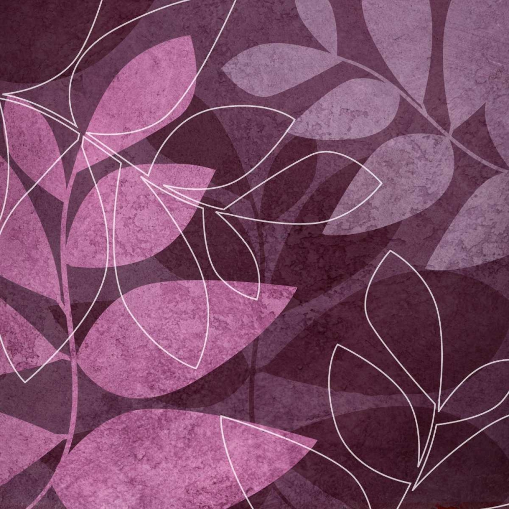 Purple Leaves I art print by Kristin Emery for $57.95 CAD