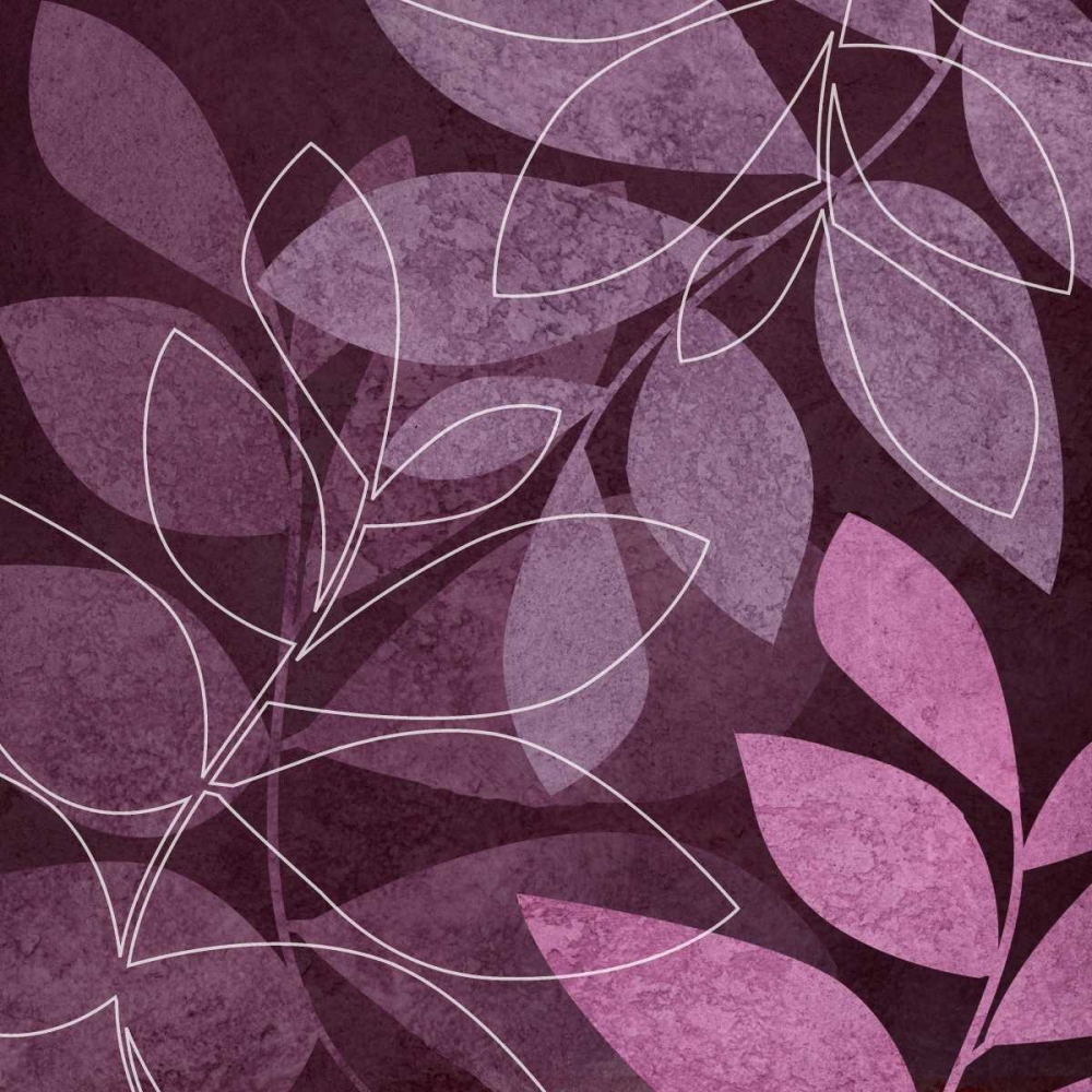 Purple Leaves II art print by Kristin Emery for $57.95 CAD