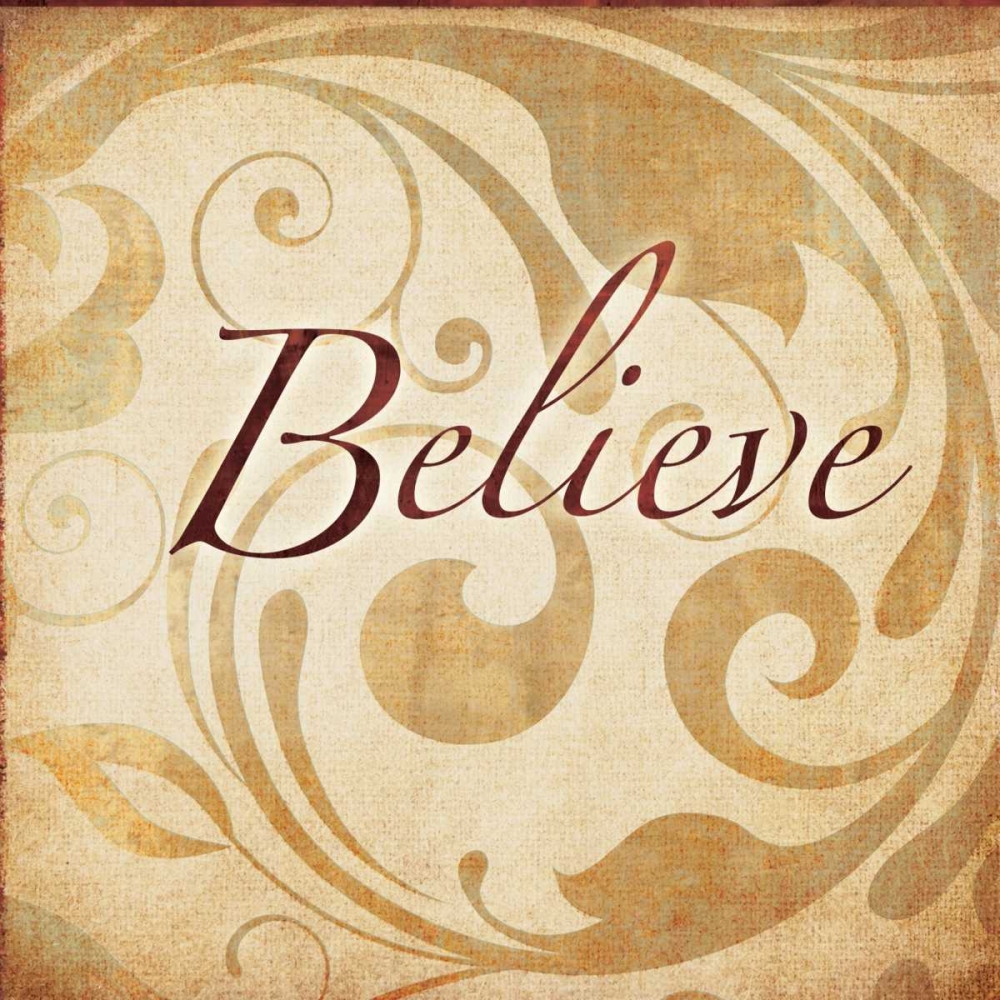 Red Gold Believe 2 art print by Kristin Emery for $57.95 CAD