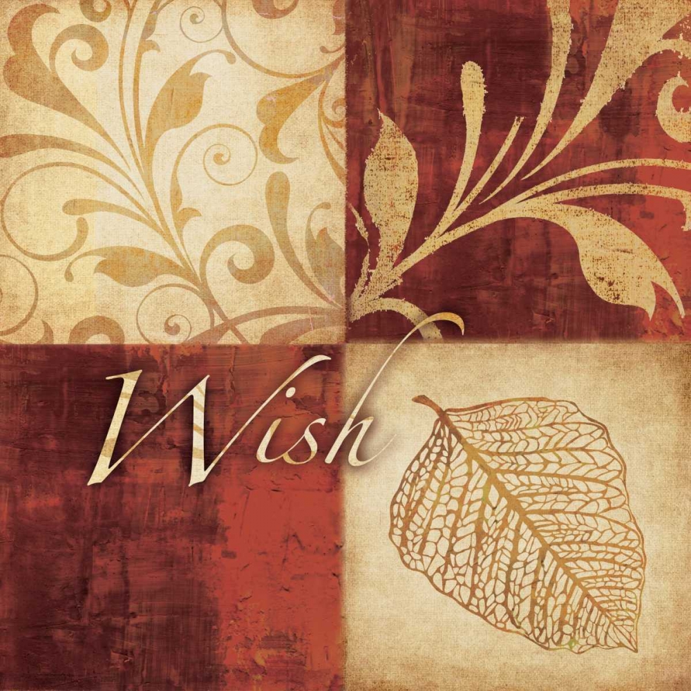 Red and Gold Wish I art print by Kristin Emery for $57.95 CAD