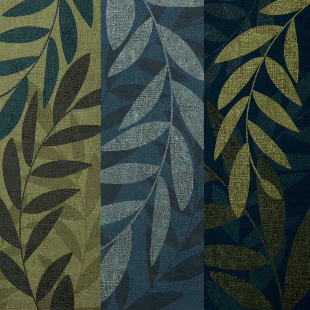 Green and Blue 3 Panel II art print by Kristin Emery for $57.95 CAD