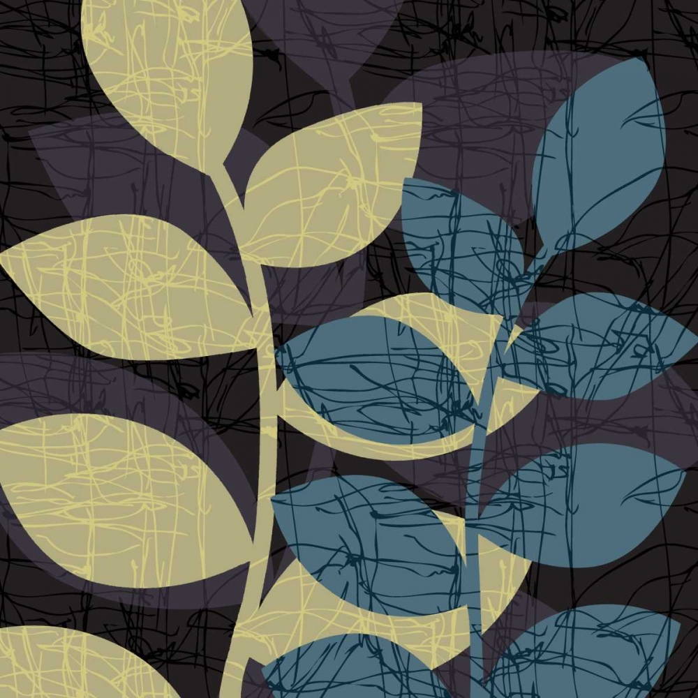 Scribble Leaves I art print by Kristin Emery for $57.95 CAD