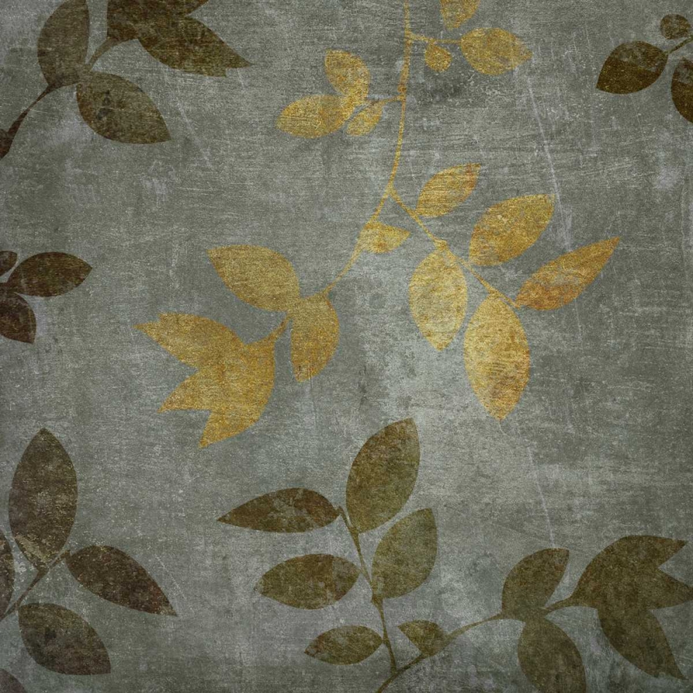 Gold and Brown Leaves I art print by Kristin Emery for $57.95 CAD