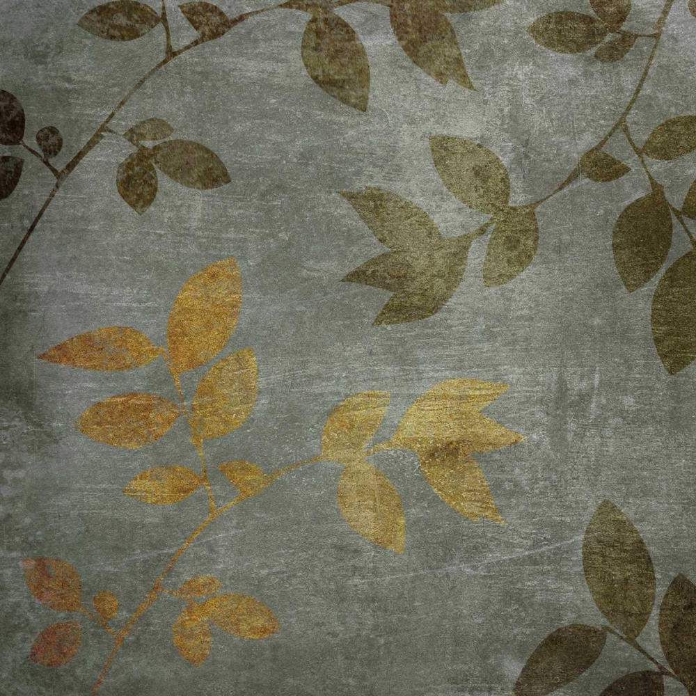 Gold and Brown Leaves II art print by Kristin Emery for $57.95 CAD