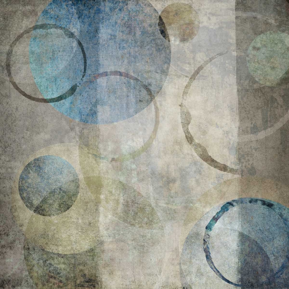 Stone Circles Blue I art print by Kristin Emery for $57.95 CAD