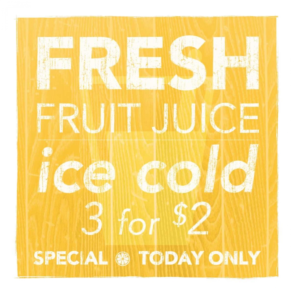 Fresh Juice Yellow art print by Kristin Emery for $57.95 CAD