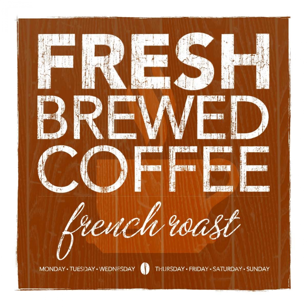 Fresh Brewed Red and Orange art print by Kristin Emery for $57.95 CAD