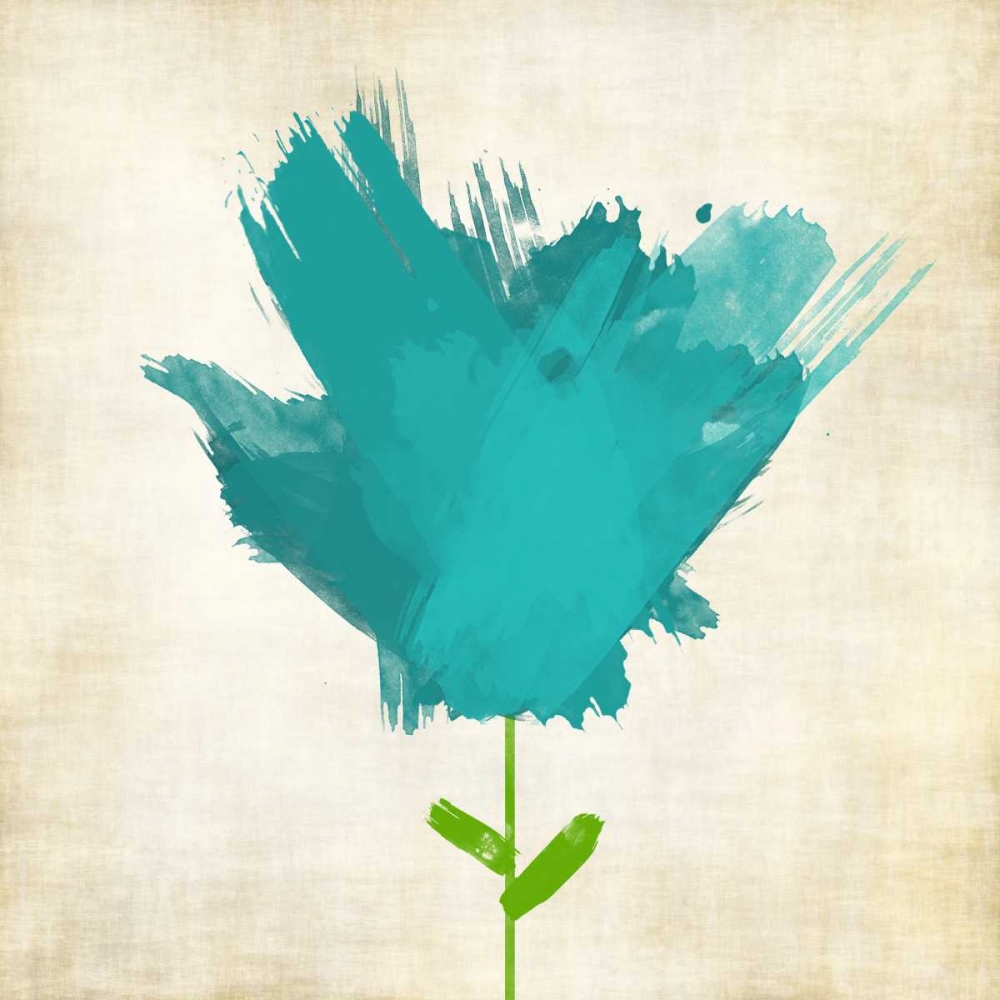 Brush Stroke Flowers Blue II art print by Kristin Emery for $57.95 CAD