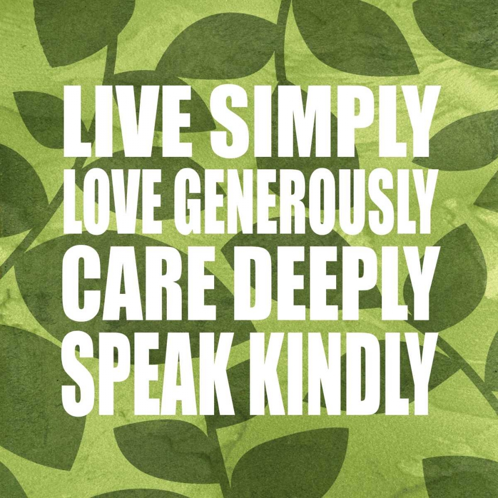 Live Simply art print by Kristin Emery for $57.95 CAD