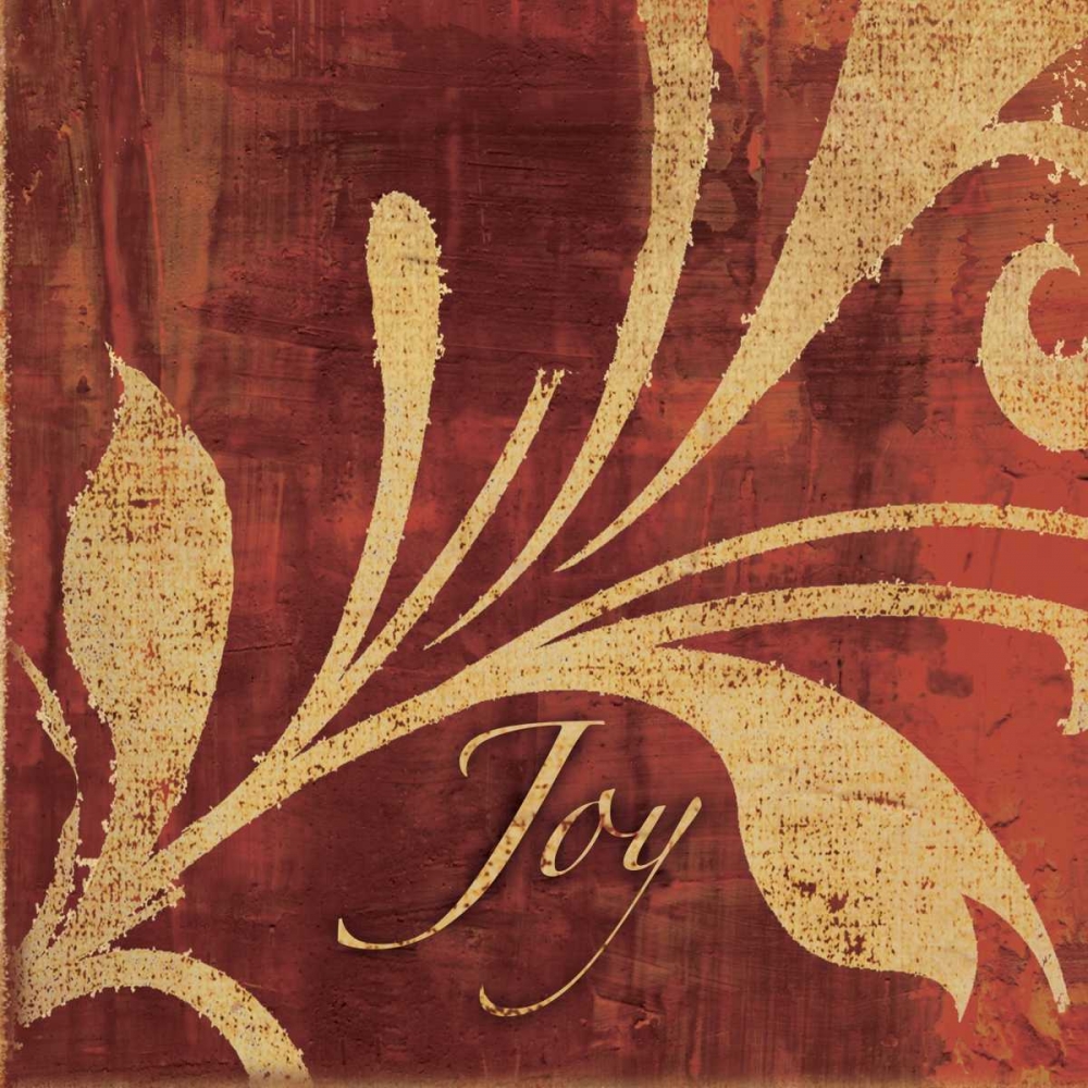 Red and Gold Joy art print by Kristin Emery for $57.95 CAD