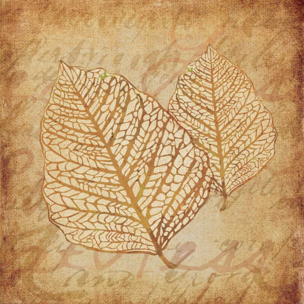 Gold Leaves I art print by Kristin Emery for $57.95 CAD