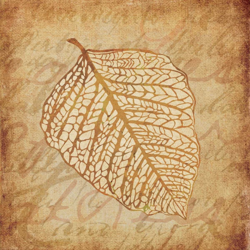 Gold Leaves II art print by Kristin Emery for $57.95 CAD