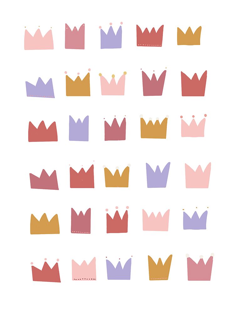 Rainbow Crowns art print by Katie Griggs for $57.95 CAD