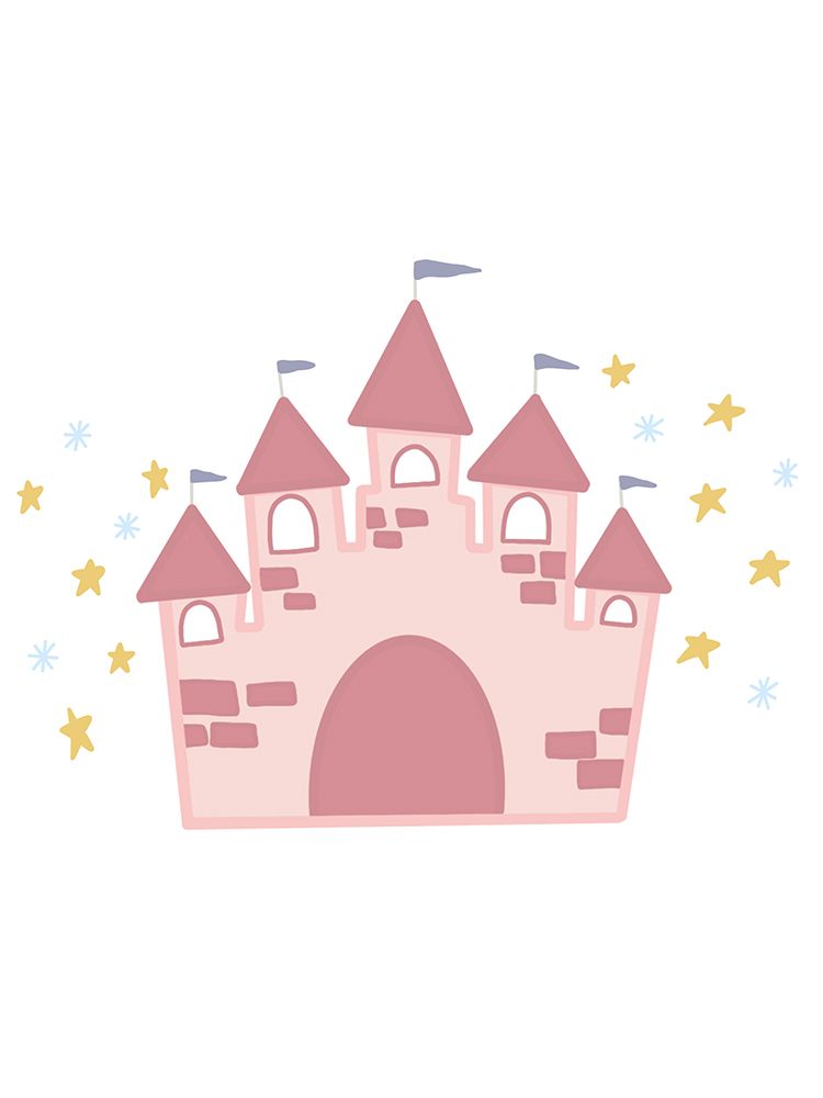 Pink Castle art print by Katie Griggs for $57.95 CAD