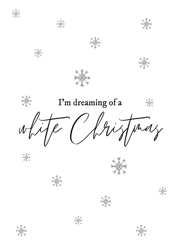 Dreaming Of A White Christmas art print by Katie Griggs for $57.95 CAD
