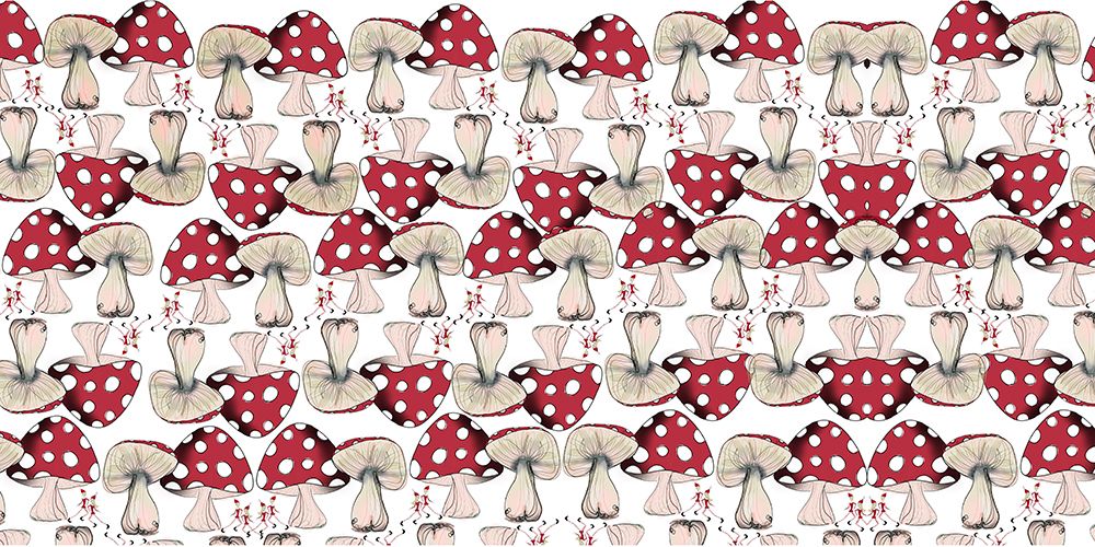 Crowd Of Mushrooms 1 art print by Sara Elizabeth for $57.95 CAD
