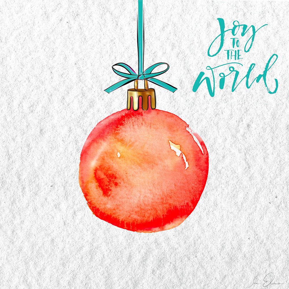 Joy to the World Ornament art print by Sara Elizabeth for $57.95 CAD
