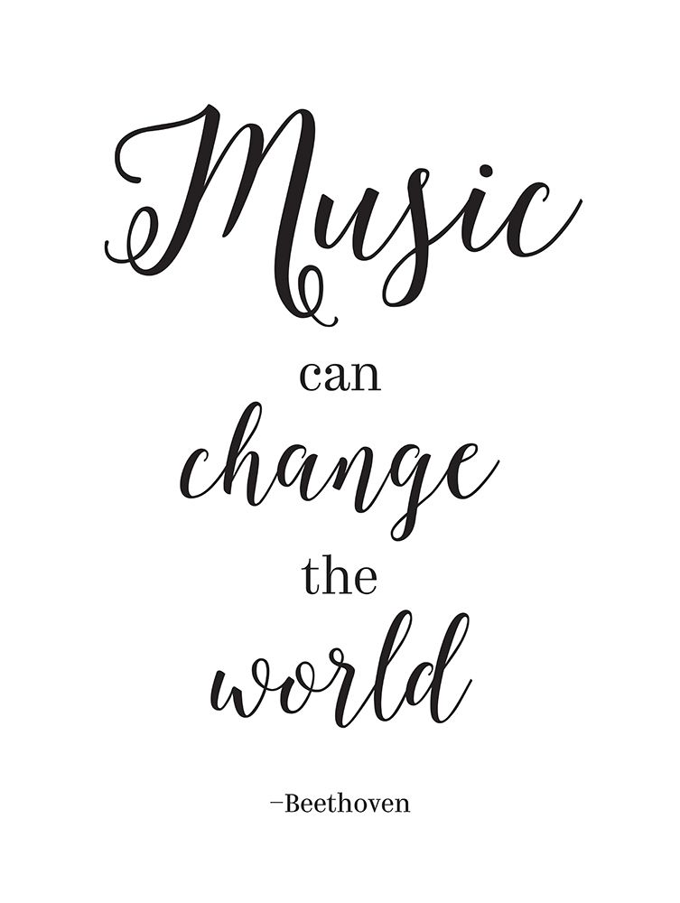 Music Can Change  the World art print by Leslie McFarland for $57.95 CAD
