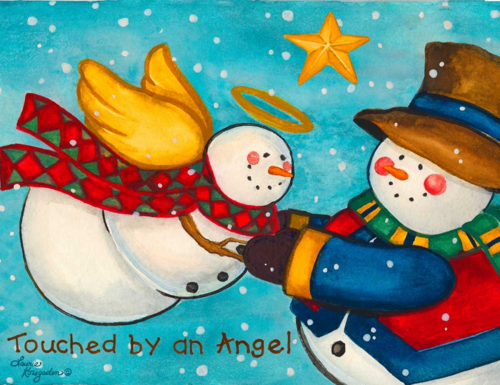 Touched by An Angel art print by Laurie Korsgaden for $57.95 CAD