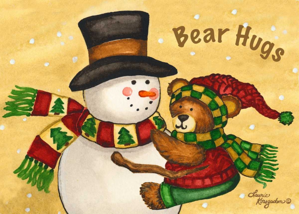 Bear Hugs art print by Laurie Korsgaden for $57.95 CAD