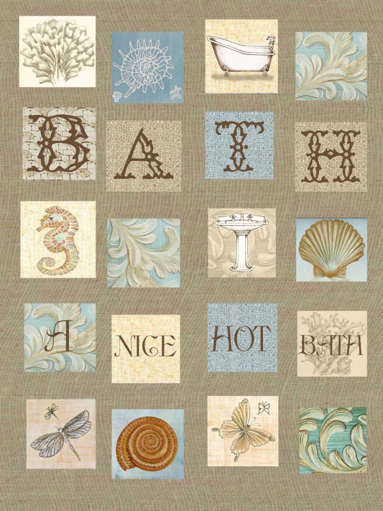 Bath Tiles art print by Lorraine Rossi for $57.95 CAD