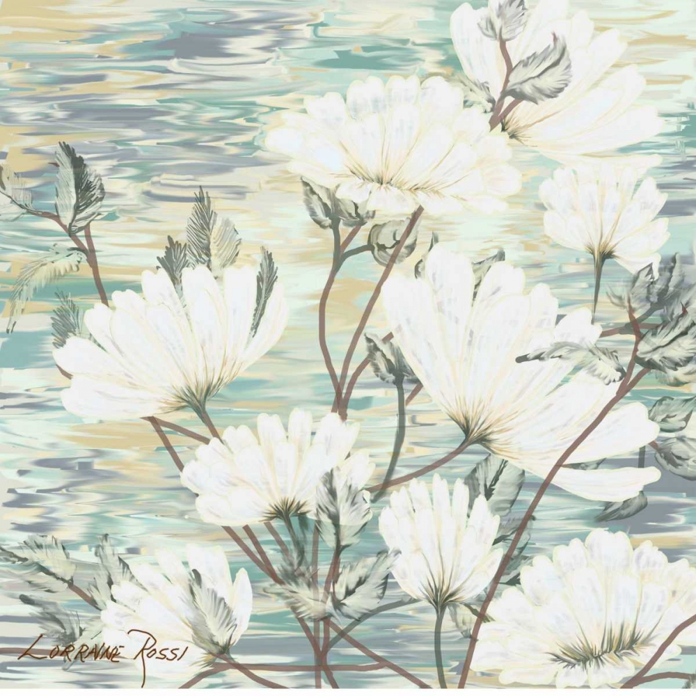 White Water Flower 3 art print by Lorraine Rossi for $57.95 CAD