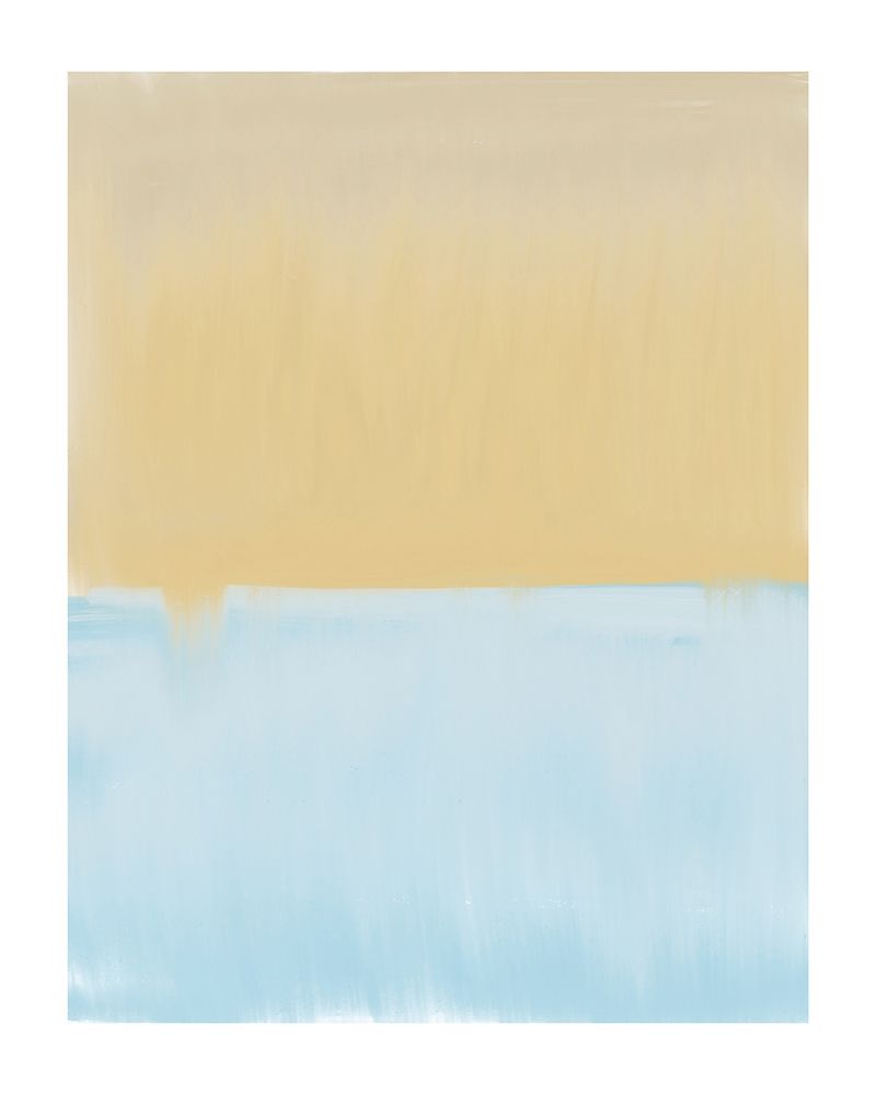 Abstract Blue And Yellow art print by Leah Straatsma for $57.95 CAD