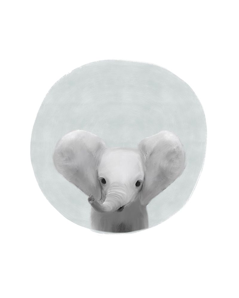 Circle Elephant art print by Leah Straatsma for $57.95 CAD