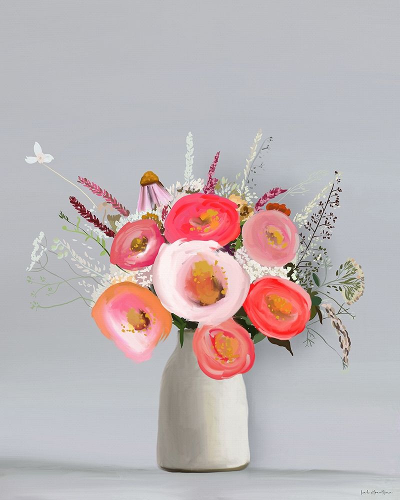 Floral in Vase art print by Leah Straatsma for $57.95 CAD