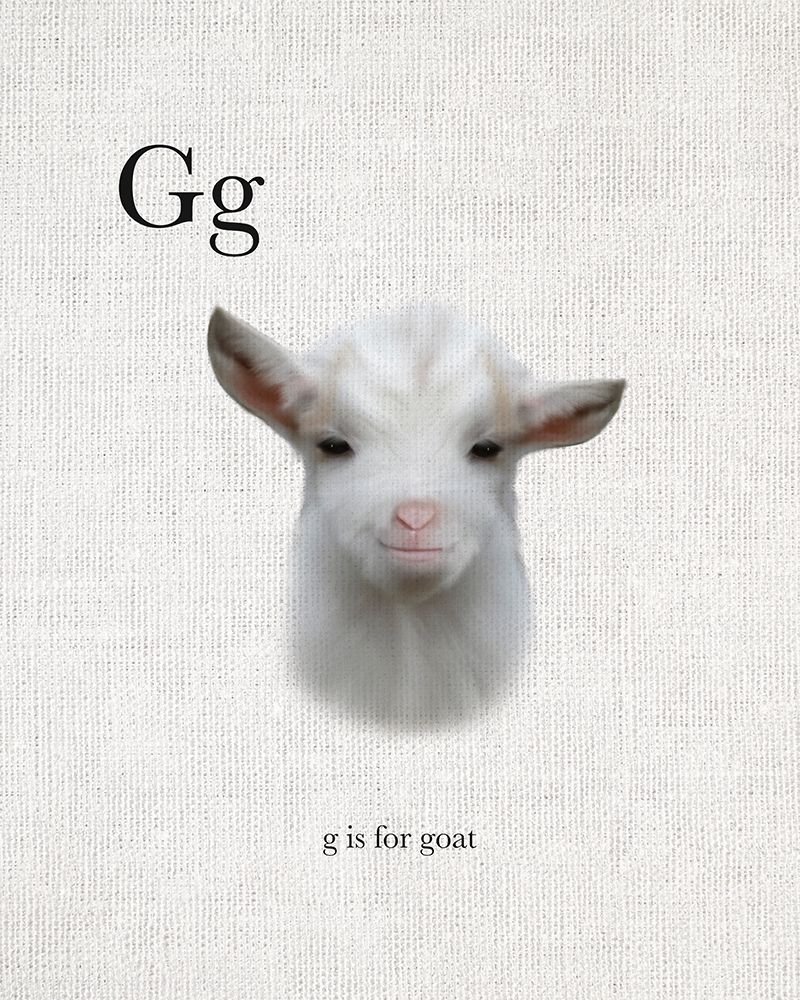 G is for Goat art print by Leah Straatsma for $57.95 CAD