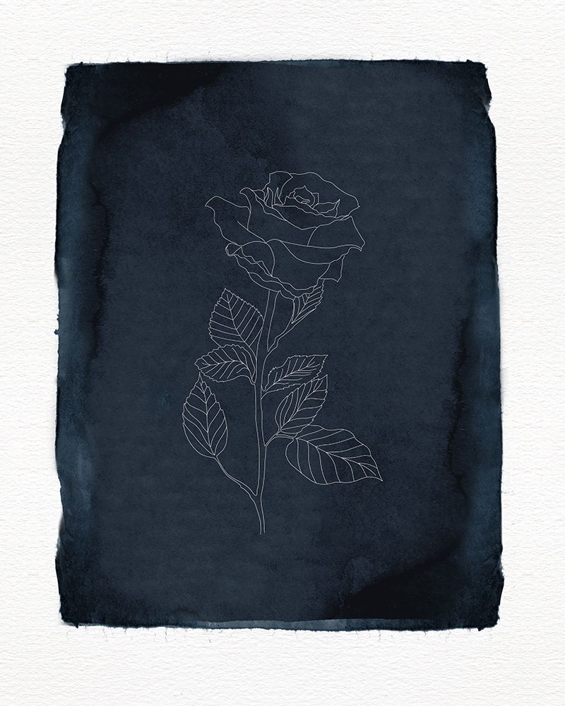 Blue Floral 3 art print by Leah Straatsma for $57.95 CAD