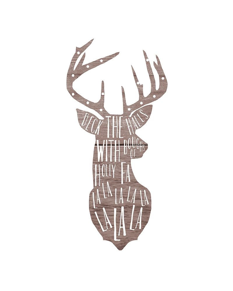 Deck The Deer art print by Leah Straatsma for $57.95 CAD