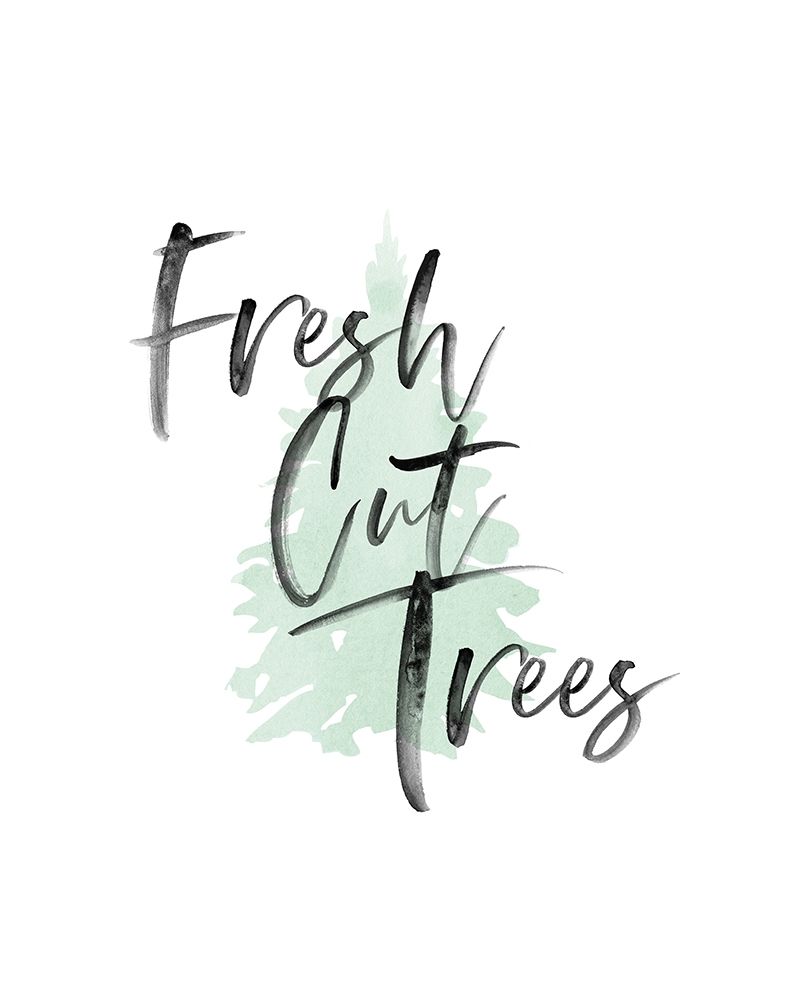 Fresh Cute Trees art print by Leah Straatsma for $57.95 CAD