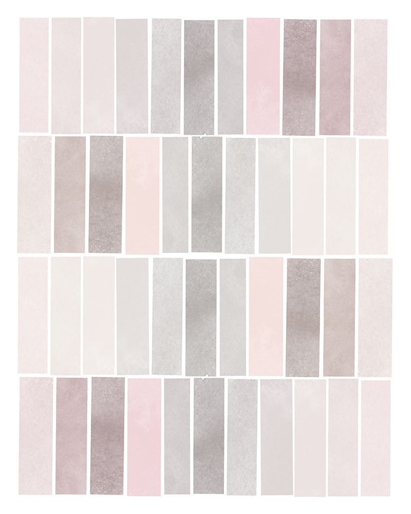 Blush Tone Watercolor Rectangles art print by Leah Straatsma for $57.95 CAD