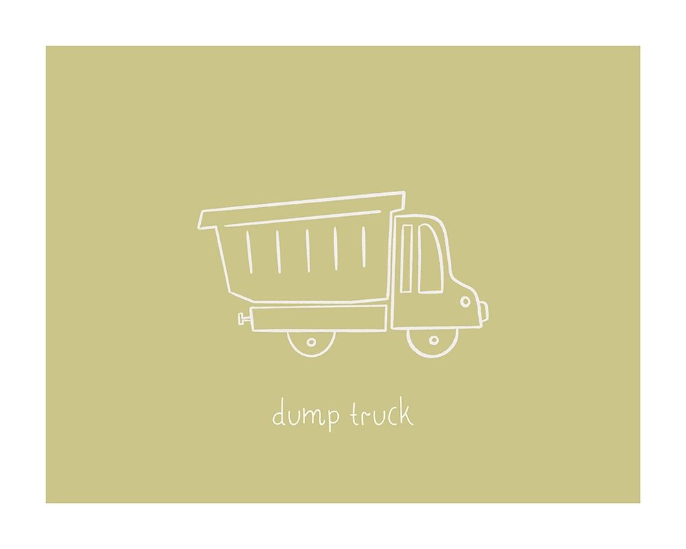 Dump Truck art print by Leah Straatsma for $57.95 CAD